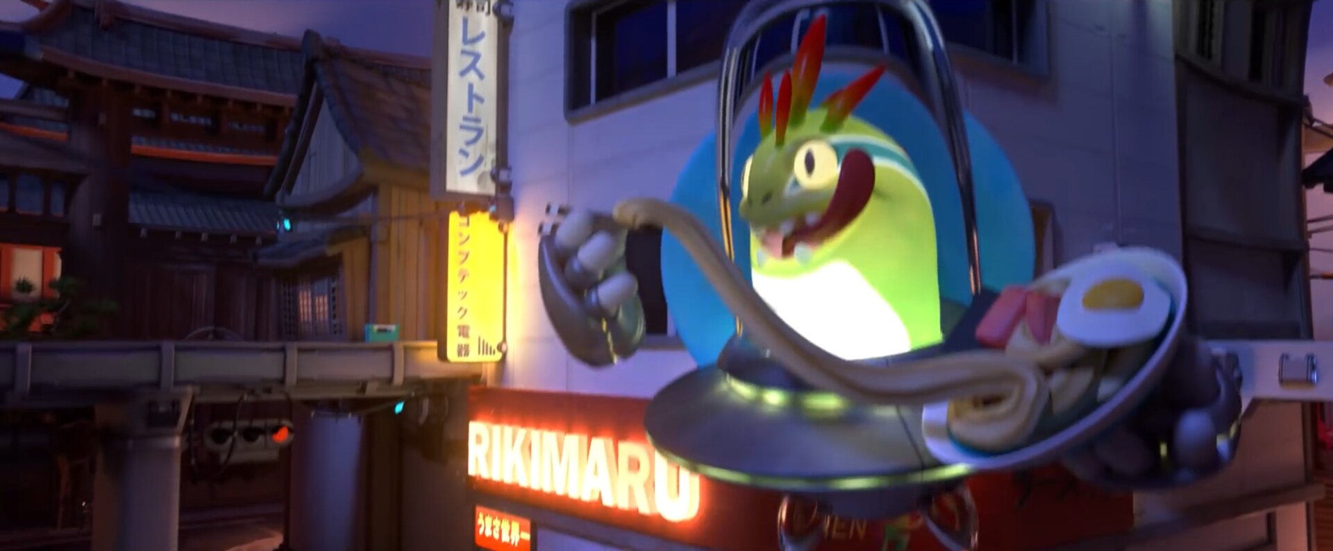 Overwatch: Dragons: Character lighting establishing mood
