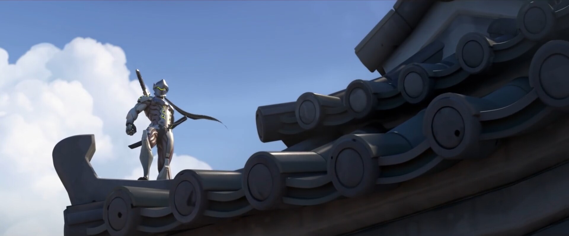 Heroes of the Storm: Sky and silhouette