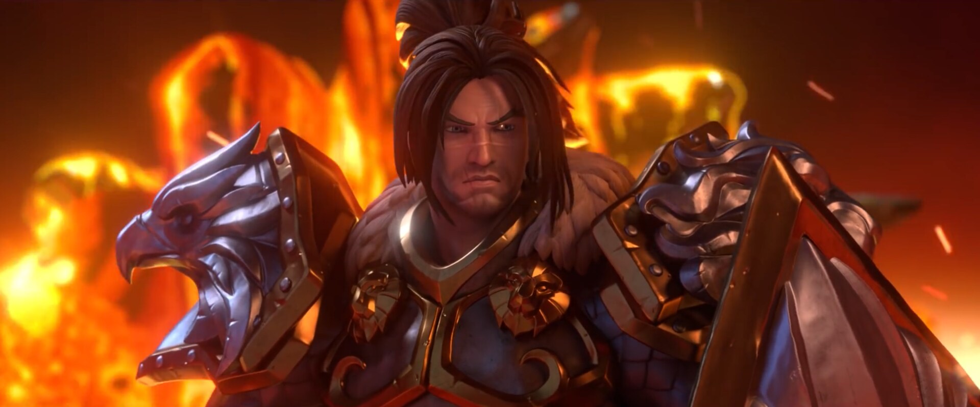 Heroes of the Storm: Hero lighting in firelight
