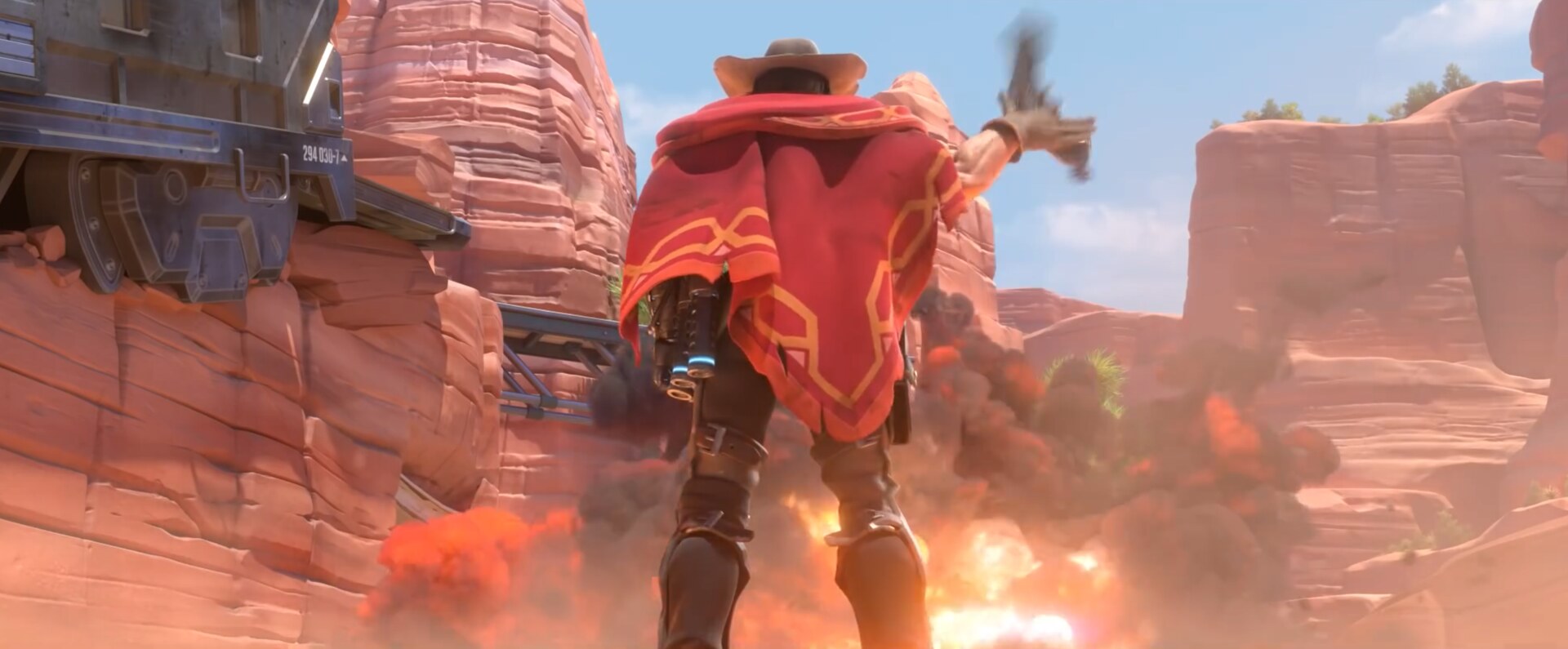 Overwatch: Reunion: Desert light and hard shadow