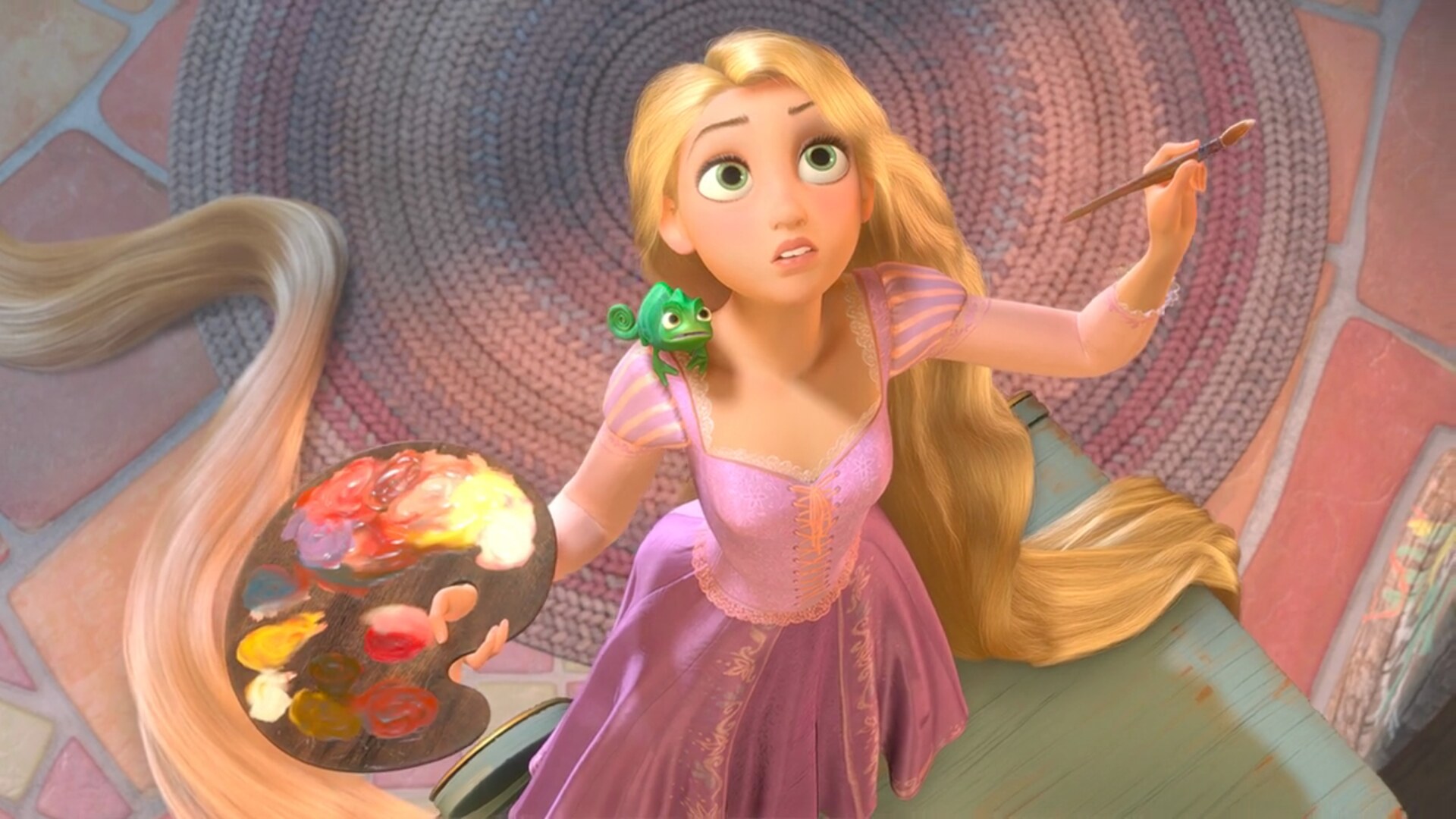 Tangled: Character lighting and colour