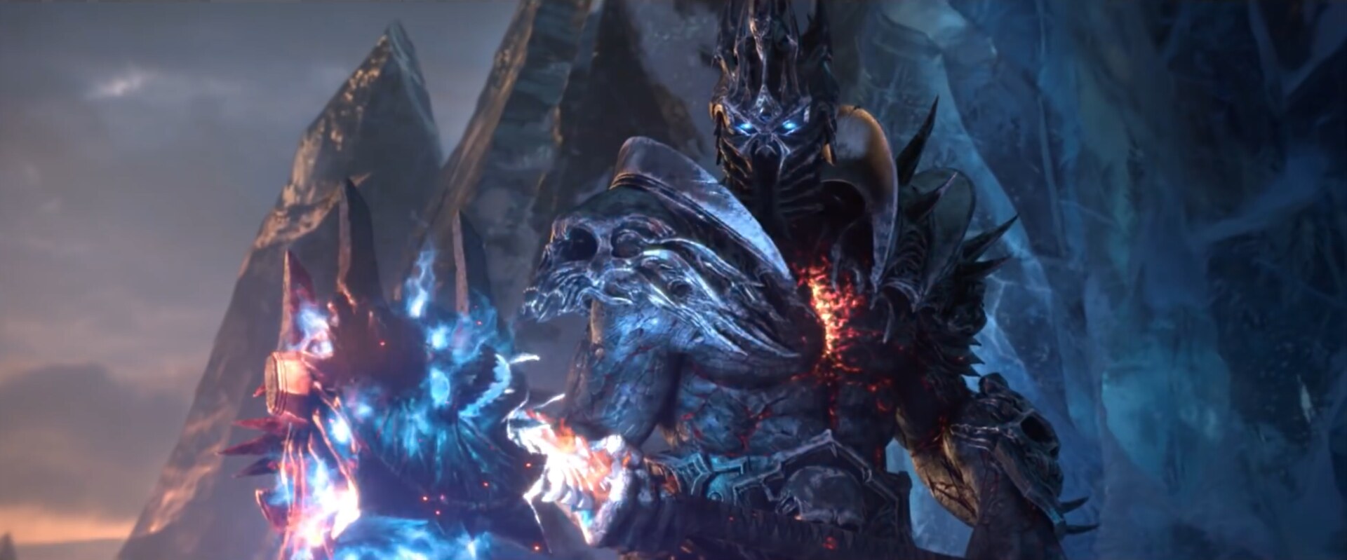 World of Warcraft: Hero-moment lighting on the Lich King