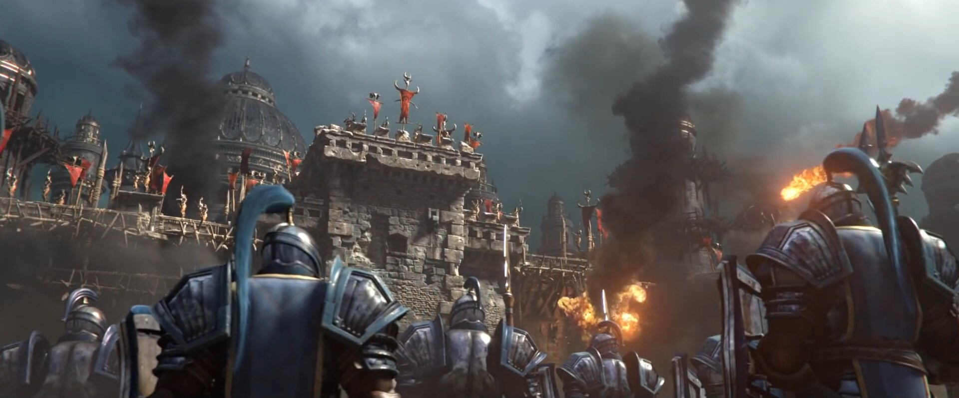 World of Warcraft: Firelight and depth across the field